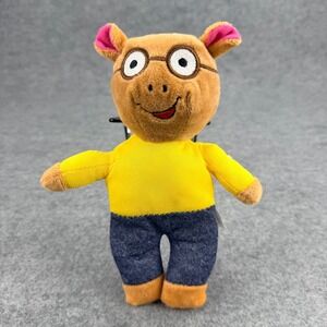Arthur Aardvark Plush Doll 9" Marc Brown PBS Kids Greenbrier Stuffed Animal Toy